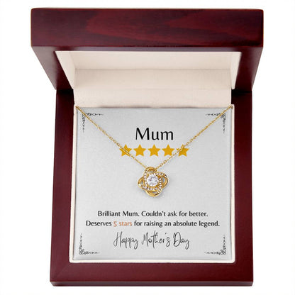 5 Stars - Love Knot Necklace