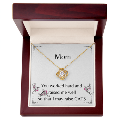 May Raise Cats - Love Knot Necklace