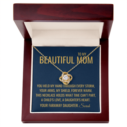 My Shield Necklace - Gift from Daughter To Mom, Mothers day Gift, Mom and Daughter, Gift for Mom, Gift for Mommy, Christmas Gift