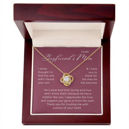 Piece Of Your Heart Necklace - Gift from Girlfriend To Boyfriend's Mom, gift from girlfriend, gift for Boyfriend's Mom