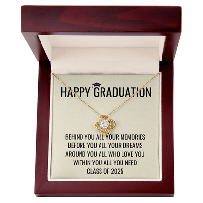 Behind You - Graduation Gift For Daughter, Personalized Graduation, Jewelry For College, Senior Graduation, Graduation Gift For Her - No Name