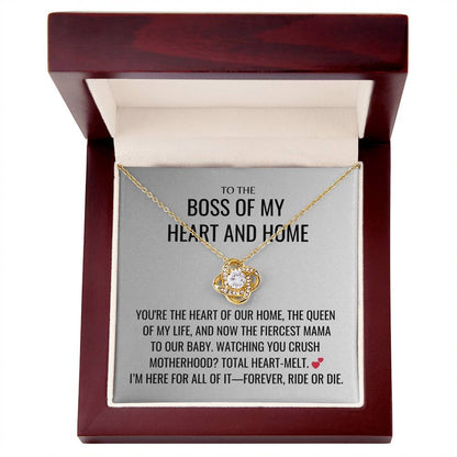 Total Heart-Melt Necklace - Mother's Day Gifts for Wife, Gift for Her, Valentines Gift, Keepsake Card Ready To Give Gift In Box