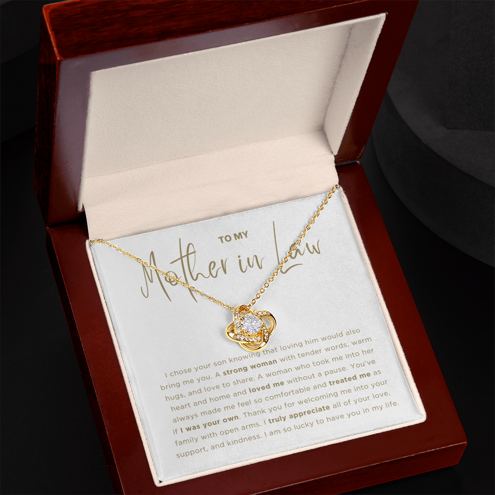 Strong Women Necklace - Gift from Wife to my Mom, gift from daughter in law, gift for Mother in Law