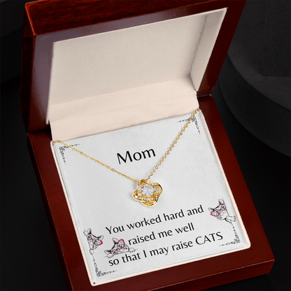 May Raise Cats - Love Knot Necklace
