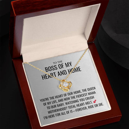 Total Heart-Melt Necklace - Mother's Day Gifts for Wife, Gift for Her, Valentines Gift, Keepsake Card Ready To Give Gift In Box