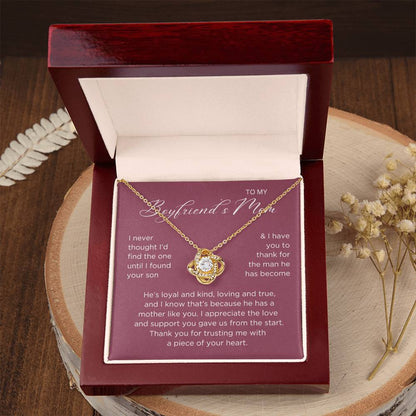 Piece Of Your Heart Necklace - Gift from Girlfriend To Boyfriend's Mom, gift from girlfriend, gift for Boyfriend's Mom