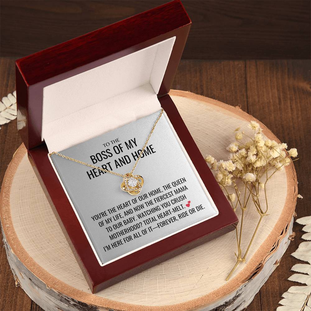 Total Heart-Melt Necklace - Mother's Day Gifts for Wife, Gift for Her, Valentines Gift, Keepsake Card Ready To Give Gift In Box