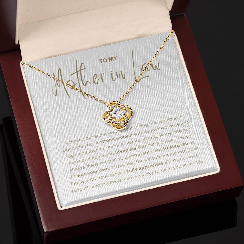 Strong Women Necklace - Gift from Wife to my Mom, gift from daughter in law, gift for Mother in Law