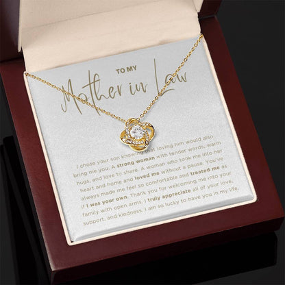 Strong Women Necklace - Gift from Wife to my Mom, gift from daughter in law, gift for Mother in Law