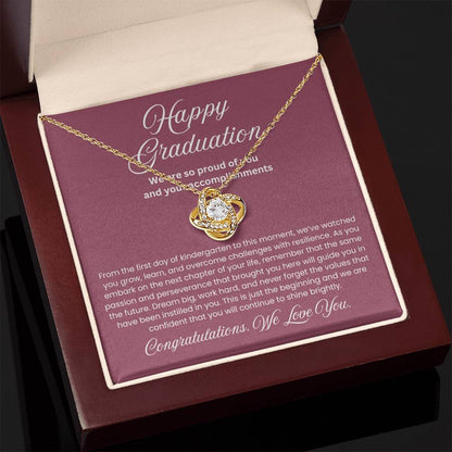 We are Proud Necklace - Mother Daughter Gift, Daughter Graduation Gift, High School, College Graduate