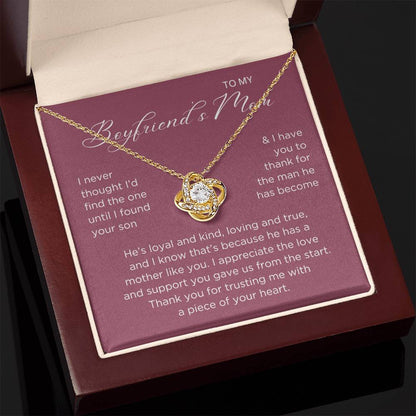 Piece Of Your Heart Necklace - Gift from Girlfriend To Boyfriend's Mom, gift from girlfriend, gift for Boyfriend's Mom