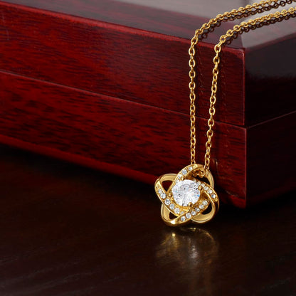 Life's A River - Love Knot Necklace