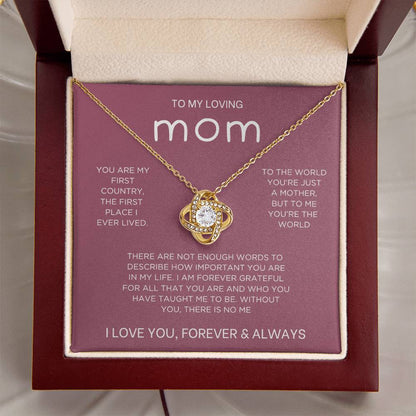 Forever & Always Necklace - Gift from Daughter To Mom, gift from daughter, gift for mom, mom and daughter, gift for mommy