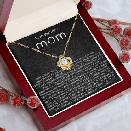 Never Forget Necklace - Gift from Daughter To Mom, gift from daughter, gift for mom, mom and daughter, gift for mommy