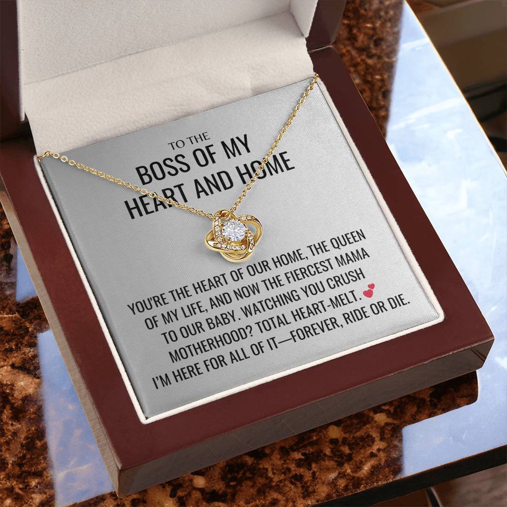 Total Heart-Melt Necklace - Mother's Day Gifts for Wife, Gift for Her, Valentines Gift, Keepsake Card Ready To Give Gift In Box