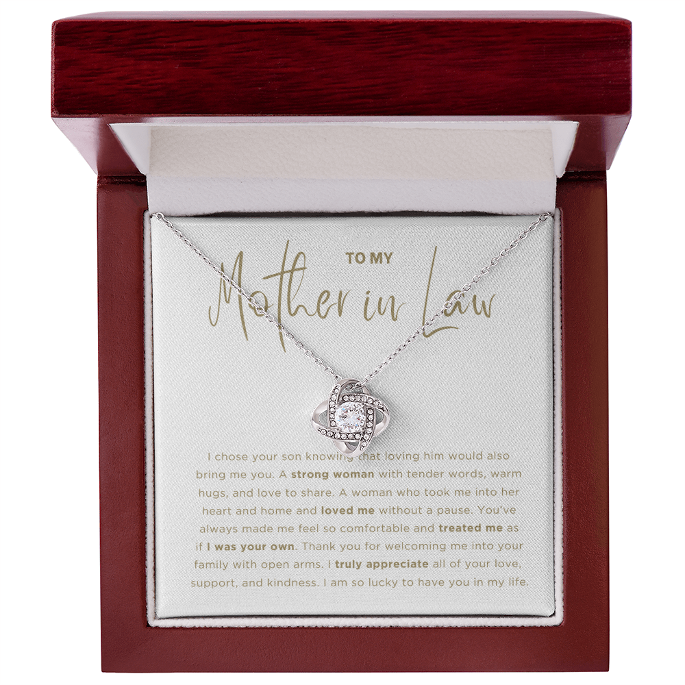Strong Women Necklace - Gift from Wife to my Mom, gift from daughter in law, gift for Mother in Law