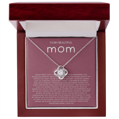 Never Forget Necklace - Gift from Daughter To Mom, gift from daughter, gift for mom, mom and daughter, gift for mommy