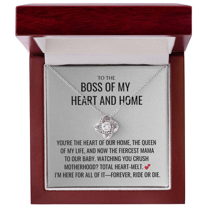 Total Heart-Melt Necklace - Mother's Day Gifts for Wife, Gift for Her, Valentines Gift, Keepsake Card Ready To Give Gift In Box