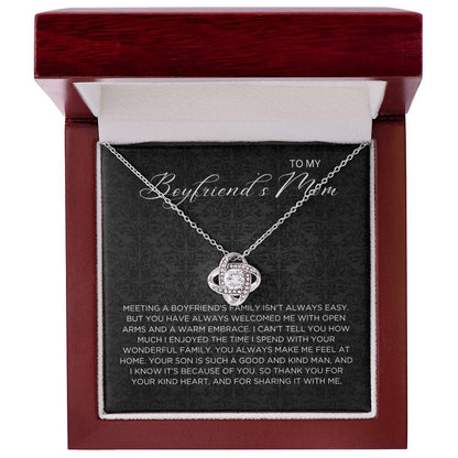 Boyfriend's family Necklace - Gift from Girlfriend To Boyfriend's Mom, gift from girlfriend, gift for Boyfriend's Mom