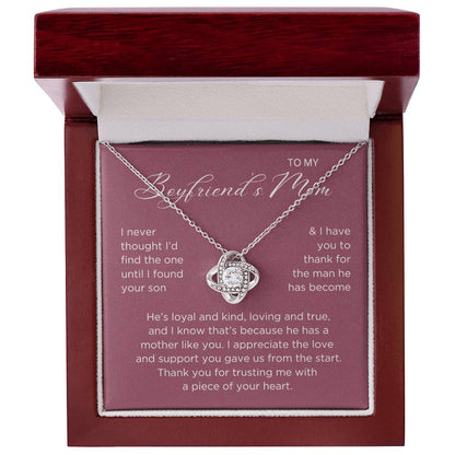 Piece Of Your Heart Necklace - Gift from Girlfriend To Boyfriend's Mom, gift from girlfriend, gift for Boyfriend's Mom