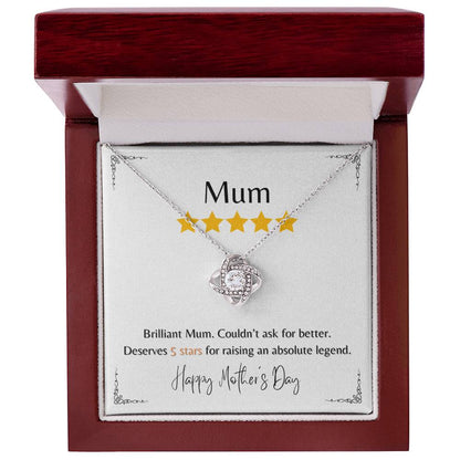 5 Stars - Love Knot Necklace