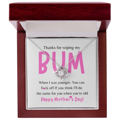 Bum- Love Knot Necklace
