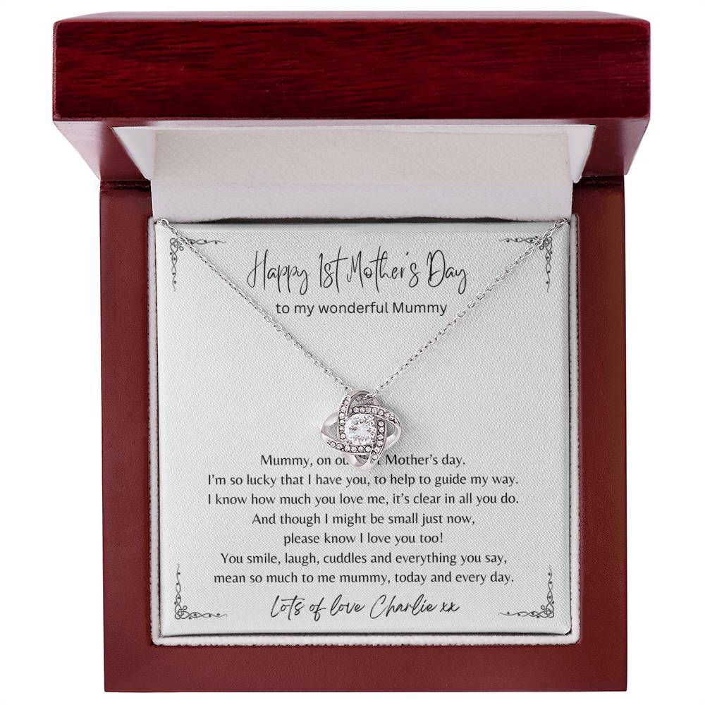 So Lucky - Love Knot Necklace