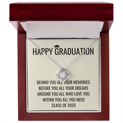 Behind You - Graduation Gift For Daughter, Personalized Graduation, Jewelry For College, Senior Graduation, Graduation Gift For Her - No Name