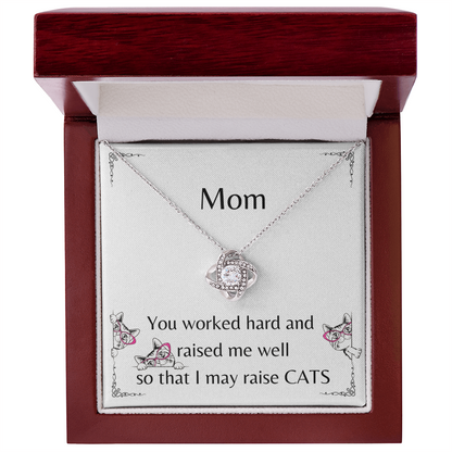 May Raise Cats - Love Knot Necklace