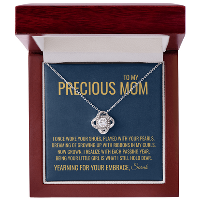 Played With Your Pearls Necklace - Gift from Daughter To Mom, Mothers day Gift, Mom and Daughter, Gift for Mom, Gift for Mommy, Christmas Gift