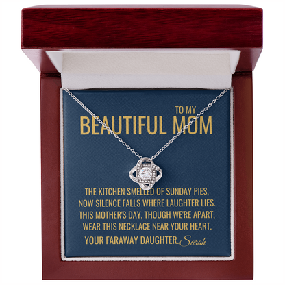 Sunday Pies Necklace - Gift from Daughter To Mom, Mothers day Gift, Mom and Daughter, Gift for Mom, Gift for Mommy, Christmas Gift