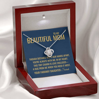 Our Hands Apart Necklace - Gift from Daughter To Mom, Mothers day Gift, Mom and Daughter, Gift for Mom, Gift for Mommy, Christmas Gift