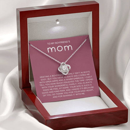 Boyfriend's family Necklace - Gift from Girlfriend To Boyfriend's Mom, gift from girlfriend, gift for Boyfriend's Mom