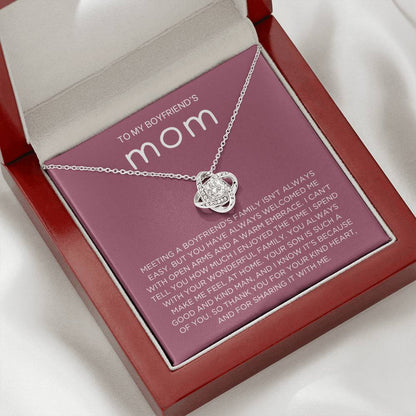 Boyfriend's family Necklace - Gift from Girlfriend To Boyfriend's Mom, gift from girlfriend, gift for Boyfriend's Mom