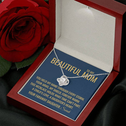 My Shield Necklace - Gift from Daughter To Mom, Mothers day Gift, Mom and Daughter, Gift for Mom, Gift for Mommy, Christmas Gift