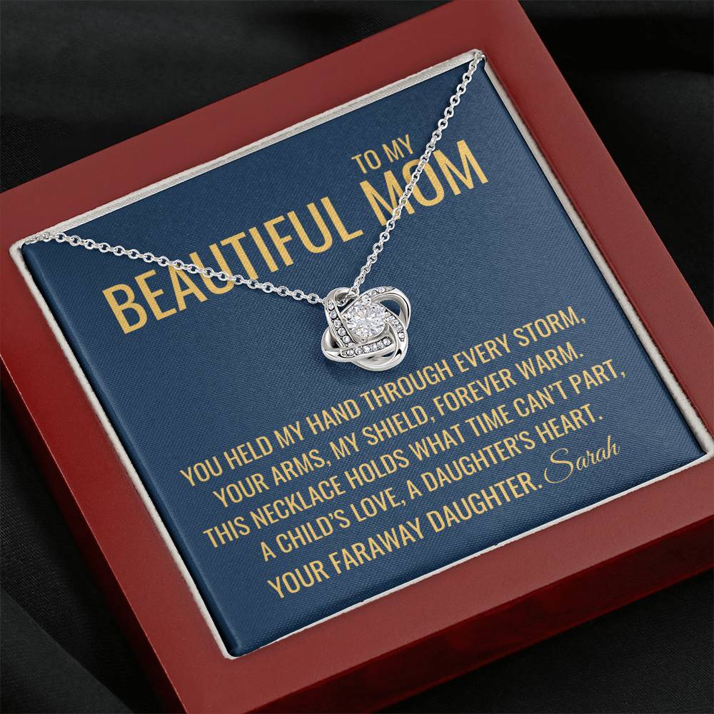 My Shield Necklace - Gift from Daughter To Mom, Mothers day Gift, Mom and Daughter, Gift for Mom, Gift for Mommy, Christmas Gift