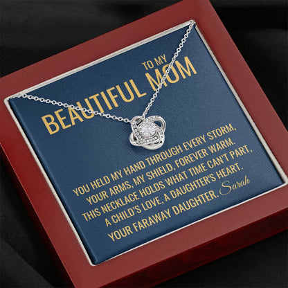My Shield Necklace - Gift from Daughter To Mom, Mothers day Gift, Mom and Daughter, Gift for Mom, Gift for Mommy, Christmas Gift