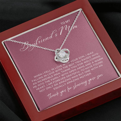 Sharing Your Son Necklace - Gift from Girlfriend To Boyfriend's Mom, gift from girlfriend, gift for Boyfriend's Mom