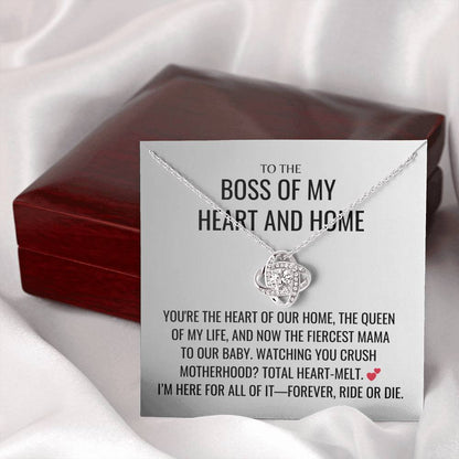 Total Heart-Melt Necklace - Mother's Day Gifts for Wife, Gift for Her, Valentines Gift, Keepsake Card Ready To Give Gift In Box