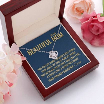 My Shield Necklace - Gift from Daughter To Mom, Mothers day Gift, Mom and Daughter, Gift for Mom, Gift for Mommy, Christmas Gift