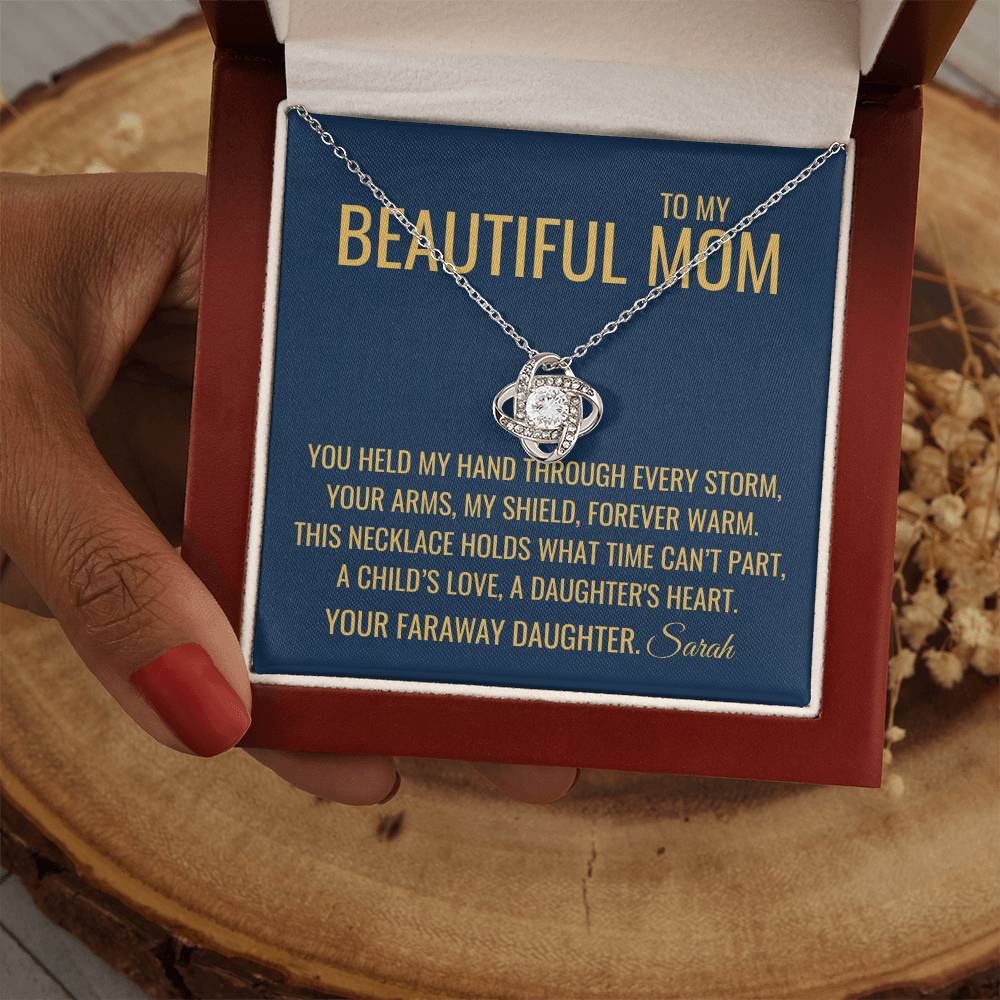 My Shield Necklace - Gift from Daughter To Mom, Mothers day Gift, Mom and Daughter, Gift for Mom, Gift for Mommy, Christmas Gift