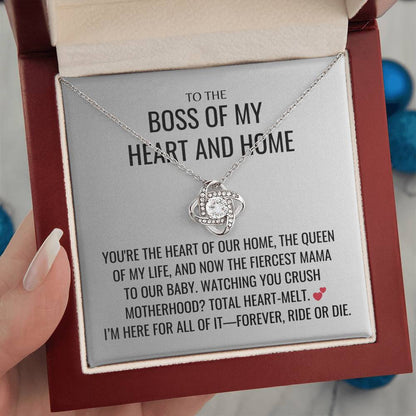Total Heart-Melt Necklace - Mother's Day Gifts for Wife, Gift for Her, Valentines Gift, Keepsake Card Ready To Give Gift In Box