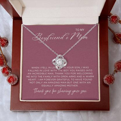 Sharing Your Son Necklace - Gift from Girlfriend To Boyfriend's Mom, gift from girlfriend, gift for Boyfriend's Mom