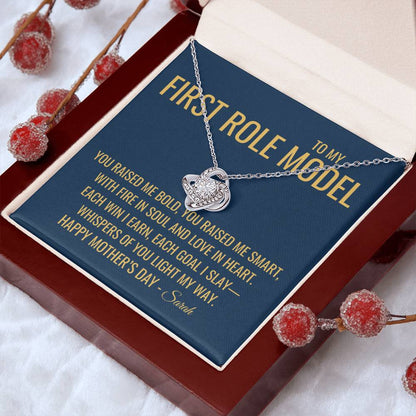 You Raised Me Bold Necklace - Gift from Daughter To Mom, Mothers day Gift, Mom and Daughter, Gift for Mom, Gift for Mommy, Christmas Gift
