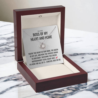 Total Heart-Melt Necklace - Mother's Day Gifts for Wife, Gift for Her, Valentines Gift, Keepsake Card Ready To Give Gift In Box