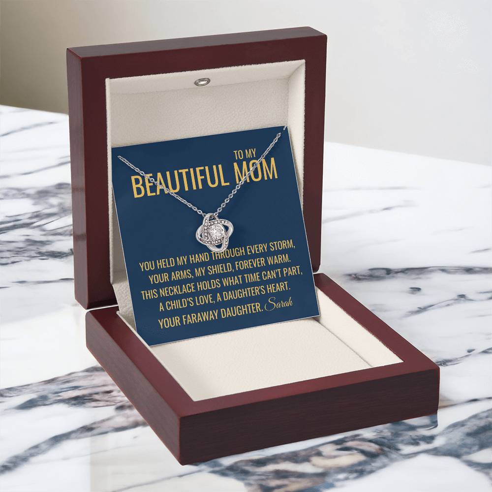 My Shield Necklace - Gift from Daughter To Mom, Mothers day Gift, Mom and Daughter, Gift for Mom, Gift for Mommy, Christmas Gift