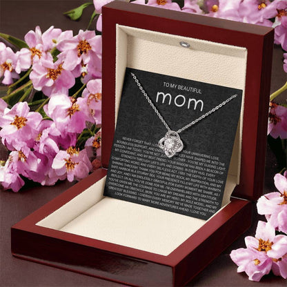 Never Forget Necklace - Gift from Daughter To Mom, gift from daughter, gift for mom, mom and daughter, gift for mommy