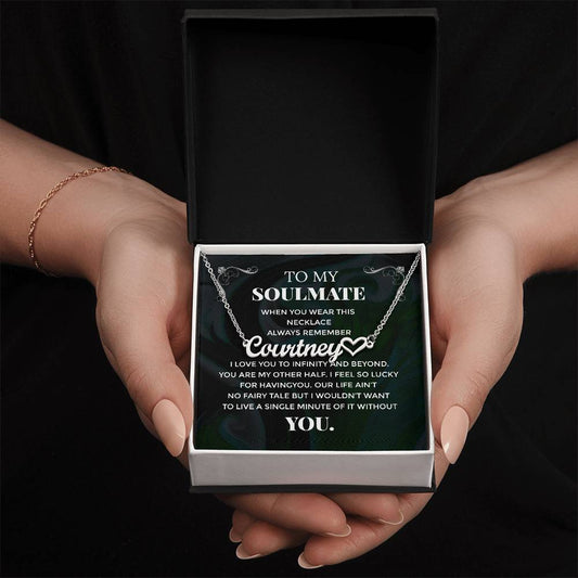 Soulmate - Heart Name Necklace