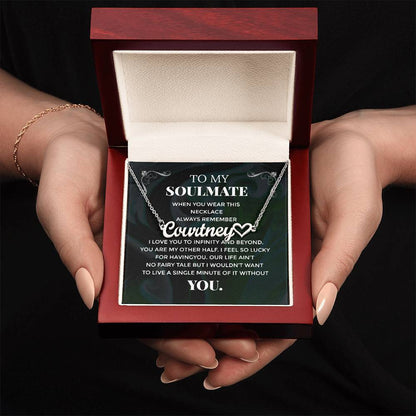 Soulmate - Heart Name Necklace
