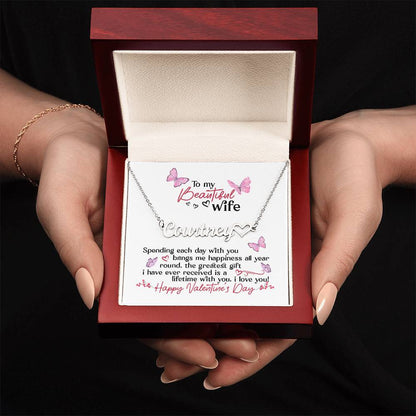 Lifetime With You - Heart Name Necklace